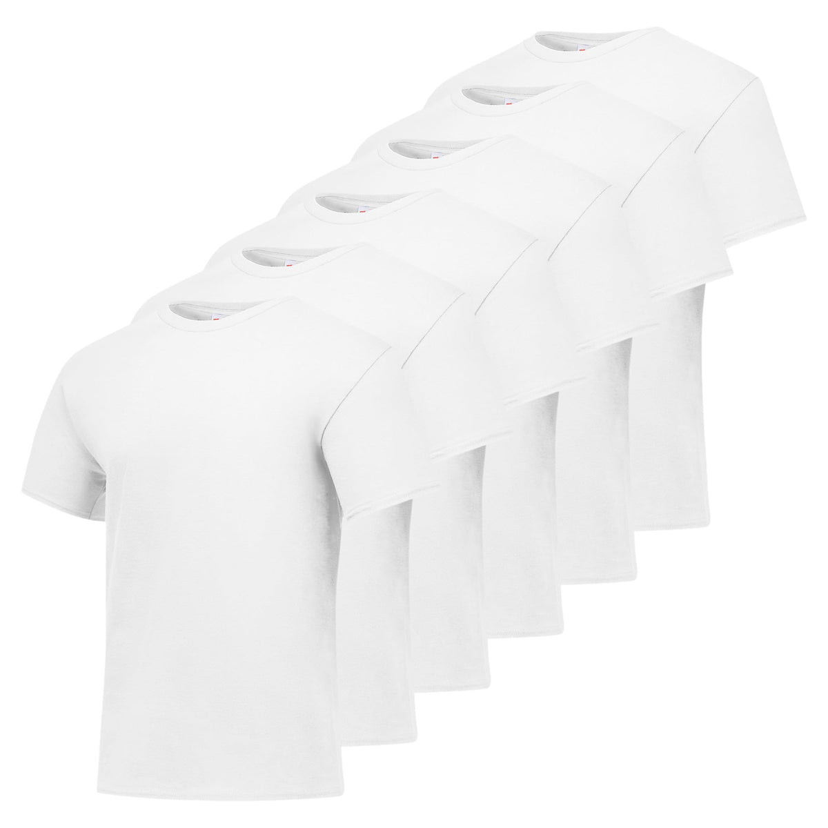 Hanes Men's T-Shirt Pack - 4 or 6 Pack - Essential-T Crewneck Cotton T-Shirts - Everyday Men's Clothing - Big & Tall