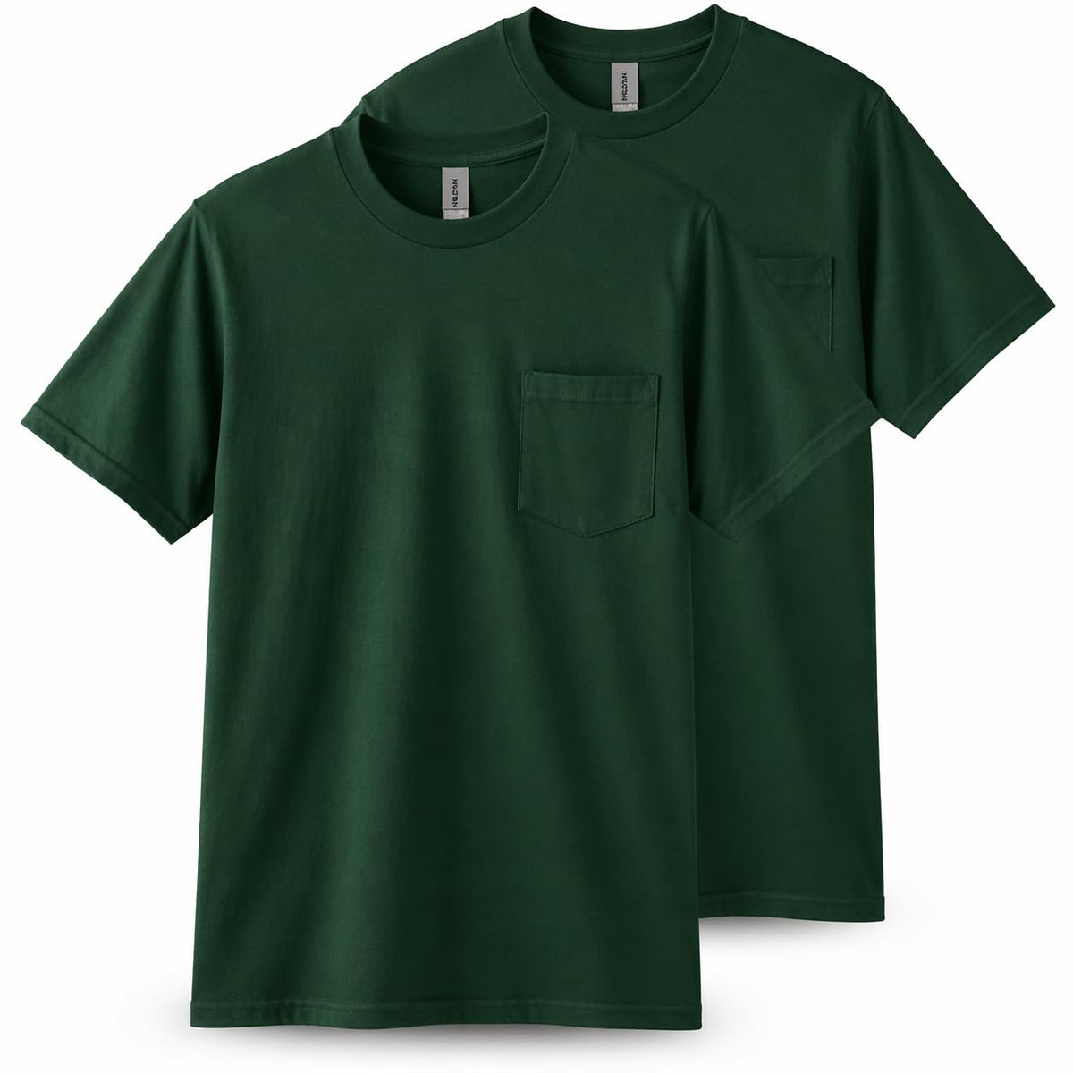 Gildan Unisex Adult DryBlend Workwear T-Shirts with Pocket, 2-Pack