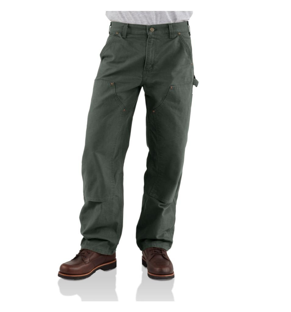 Carhartt Men's Loose Straight Washed Duck Double-Front Dungaree