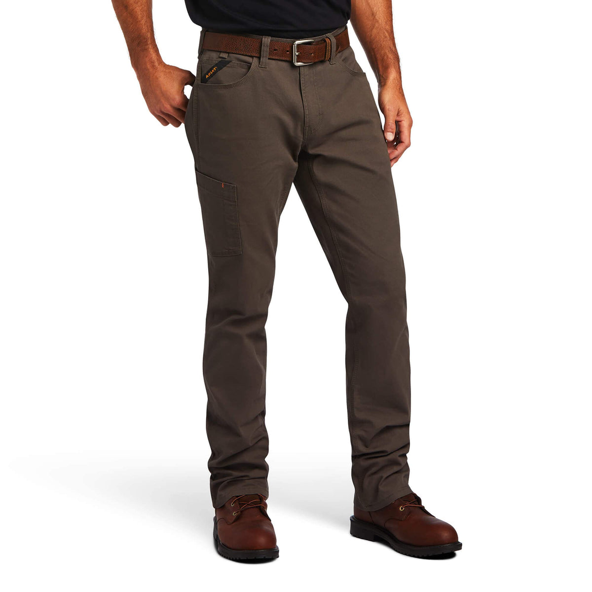 ARIAT Work Men's Rebar M4 Low Rise DuraStretch Made Tough Stackable Straight Leg Pants