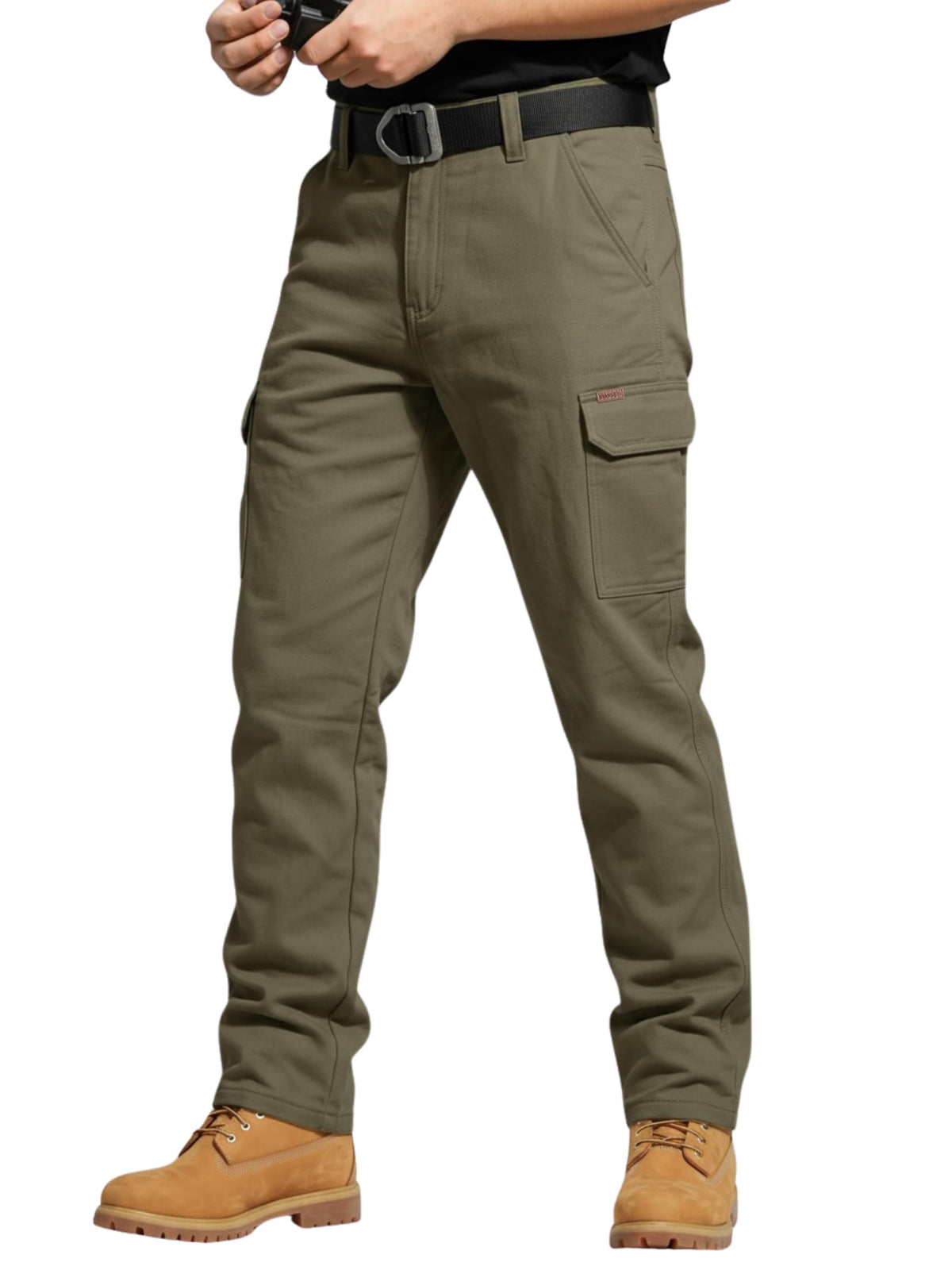 STANLEY Fleece Lined Work Pants for Men with Cargo Pockets, Winter Workwear