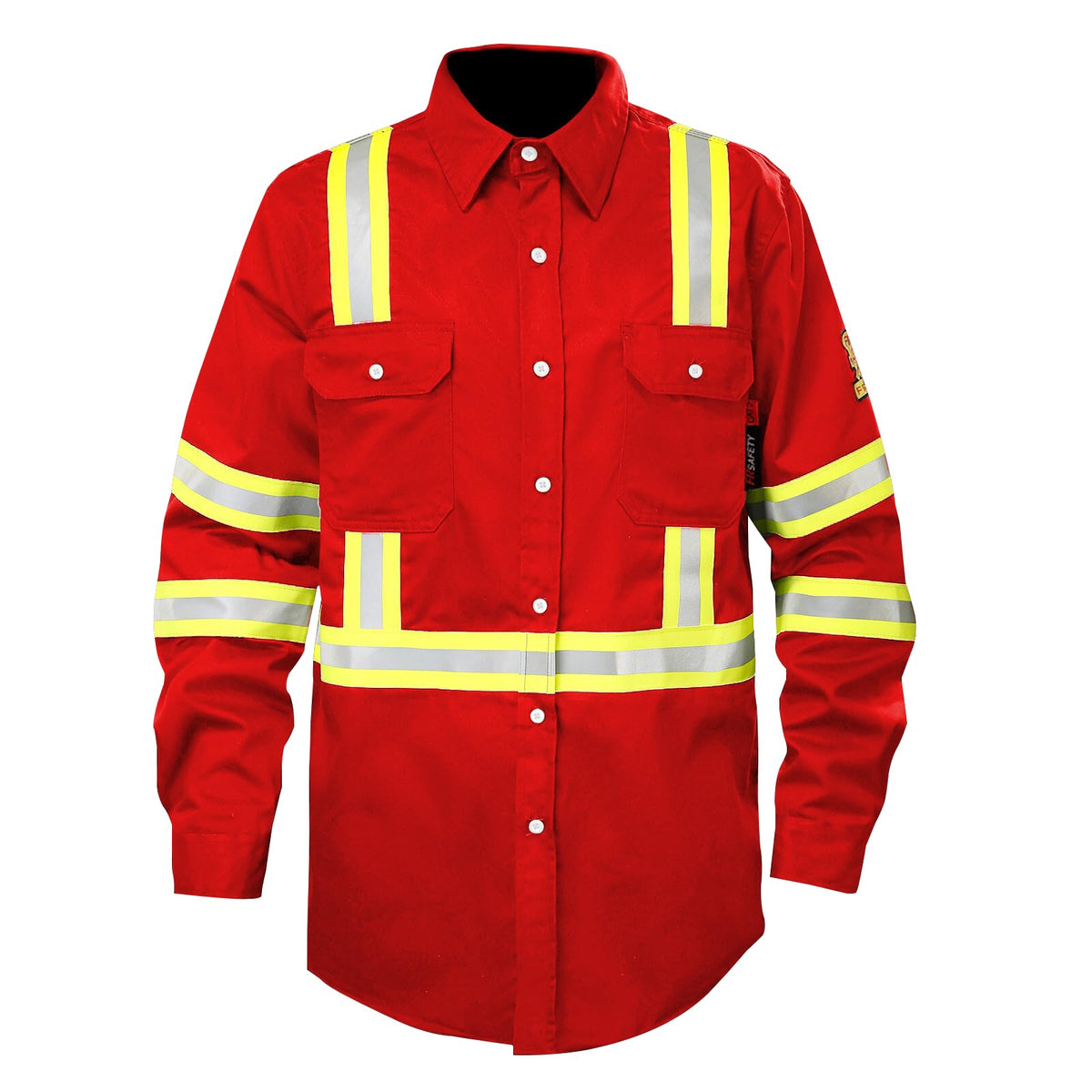 SKSAFETY FR Shirts for Men, 7 oz Flame Resistant Welding Work Shirt