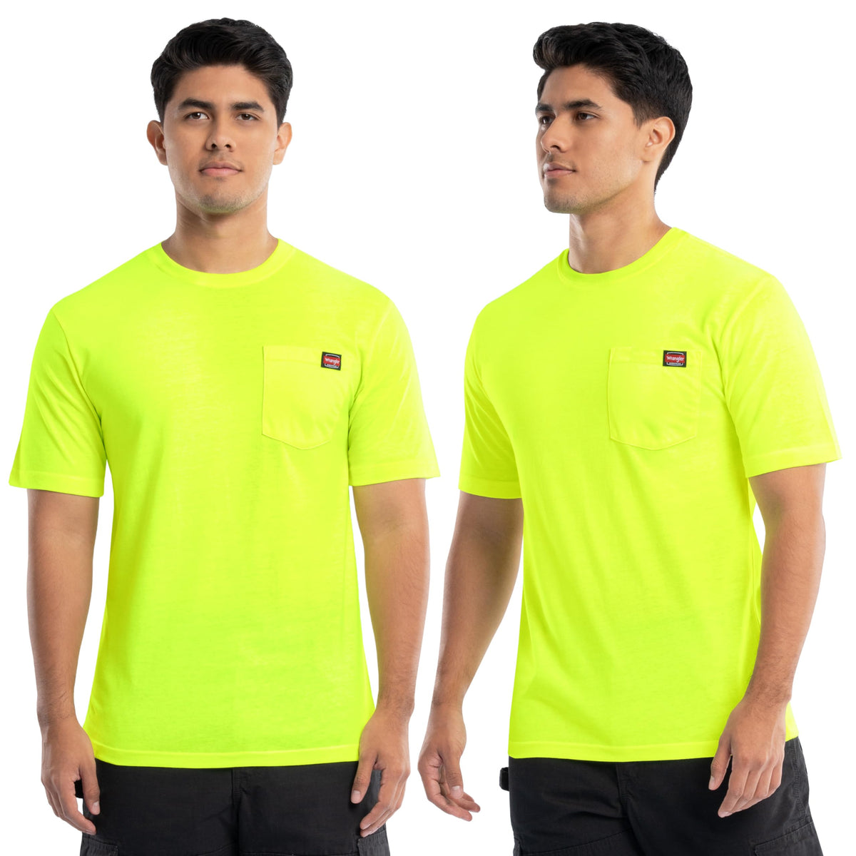 Wrangler Men's Classic Core Short Sleeve Pocket T-Shirt, 2-Pack