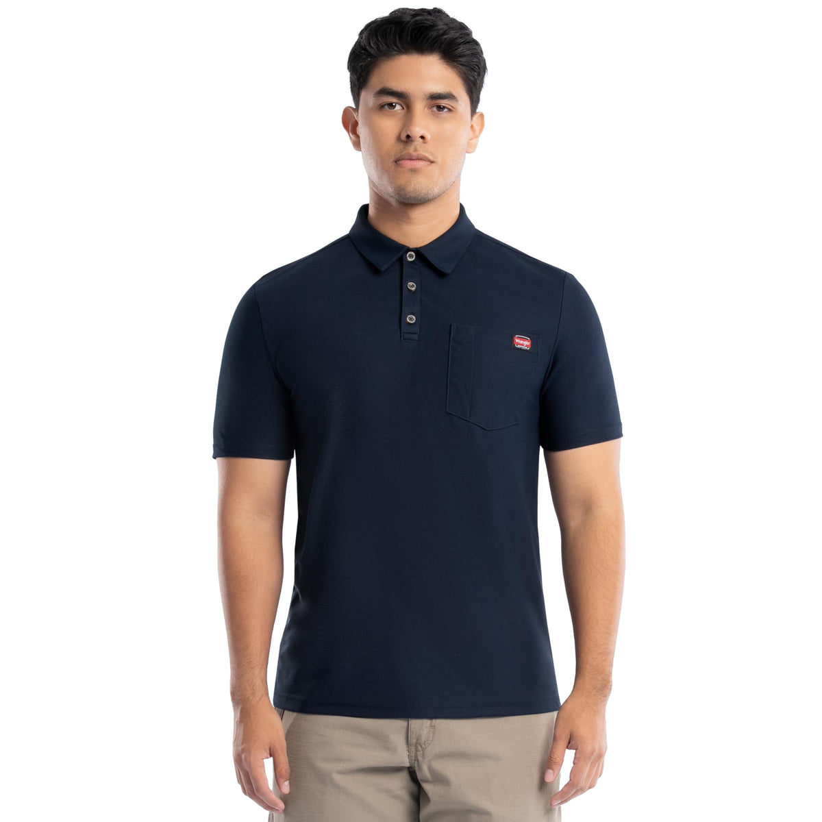 Wrangler Men's Short Sleeve Performance Workwear Polo