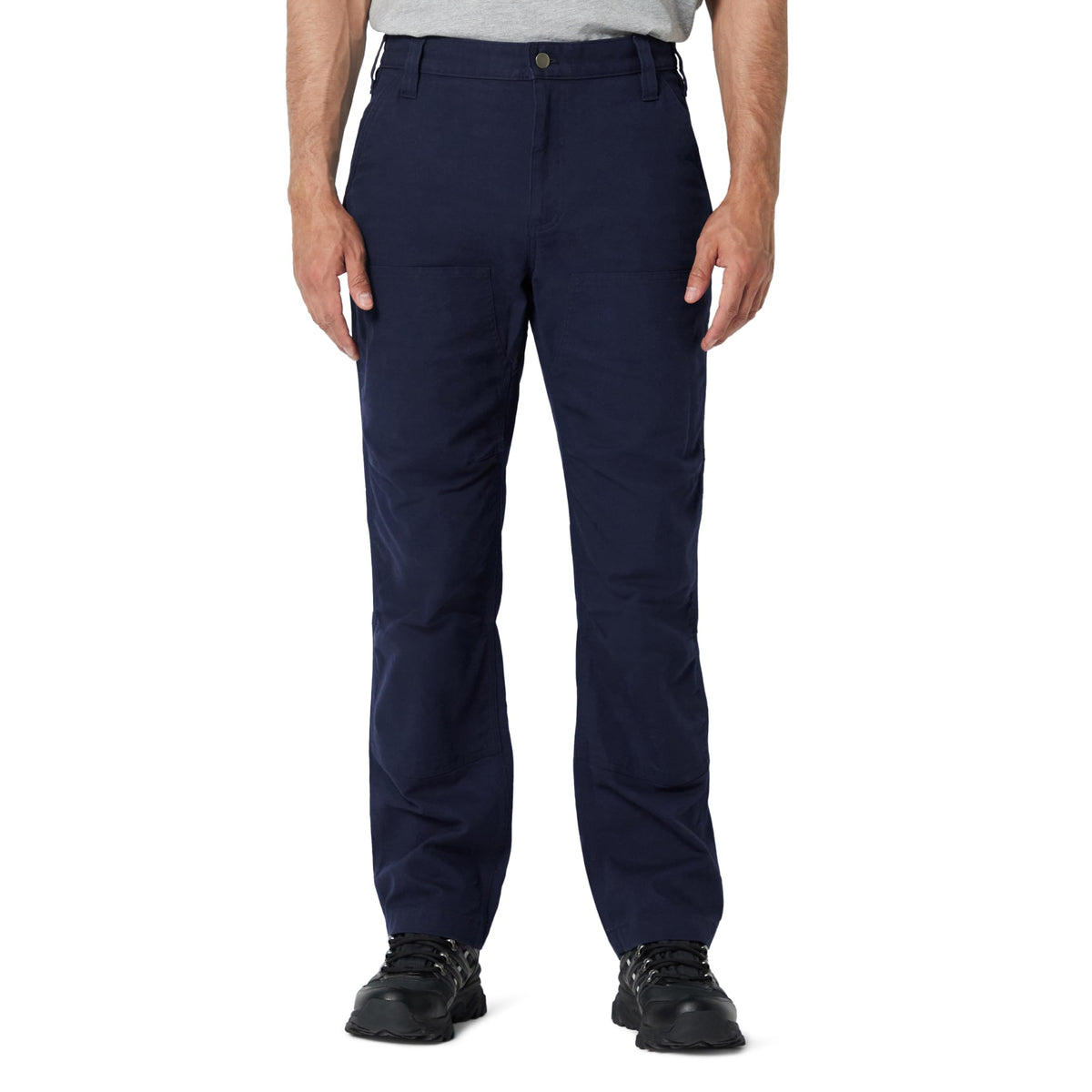 Amazon Basics Men's Relaxed Fit Canvas Double Front Utility Workwear Pants