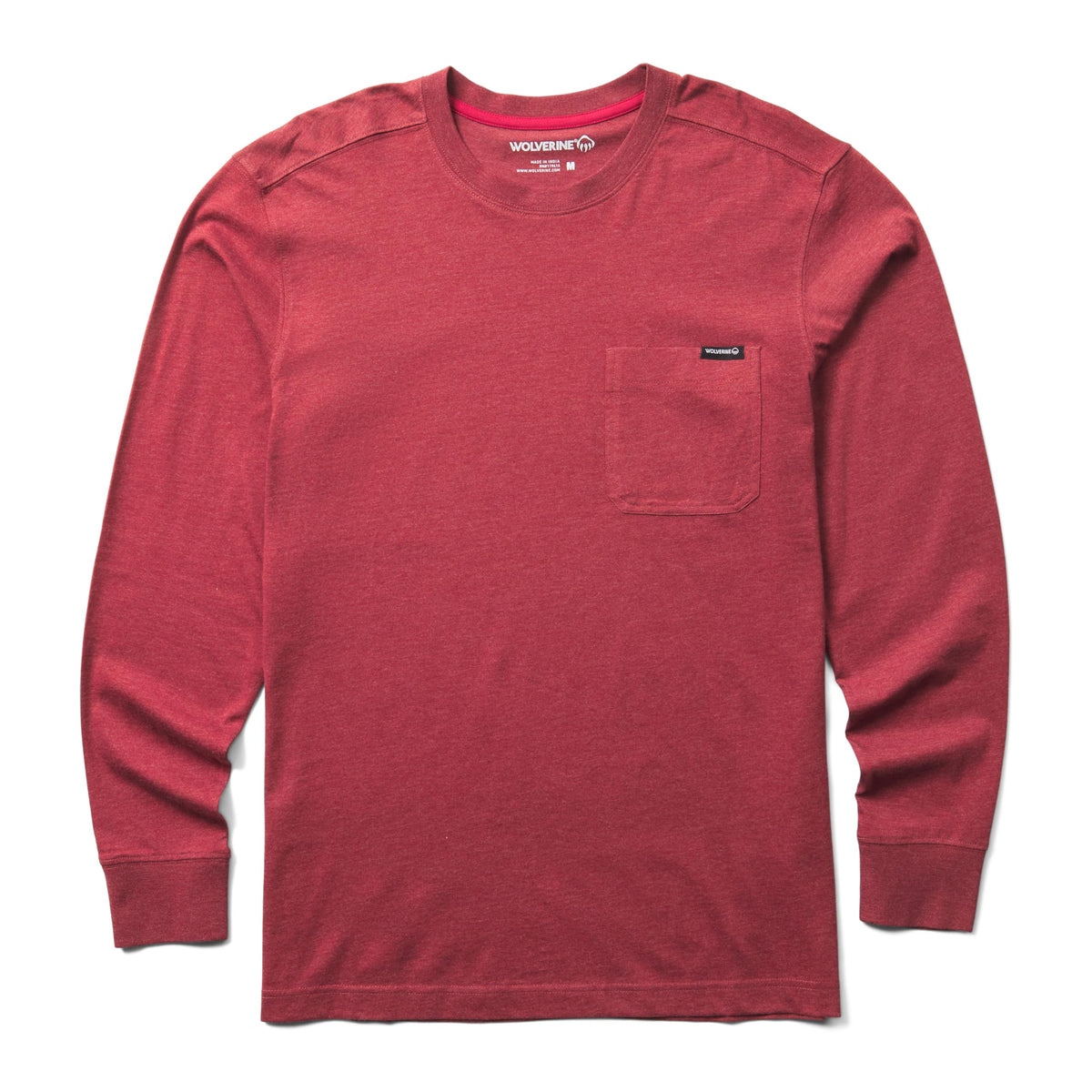Wolverine Men's Classic Long Sleeve Pocket Tee