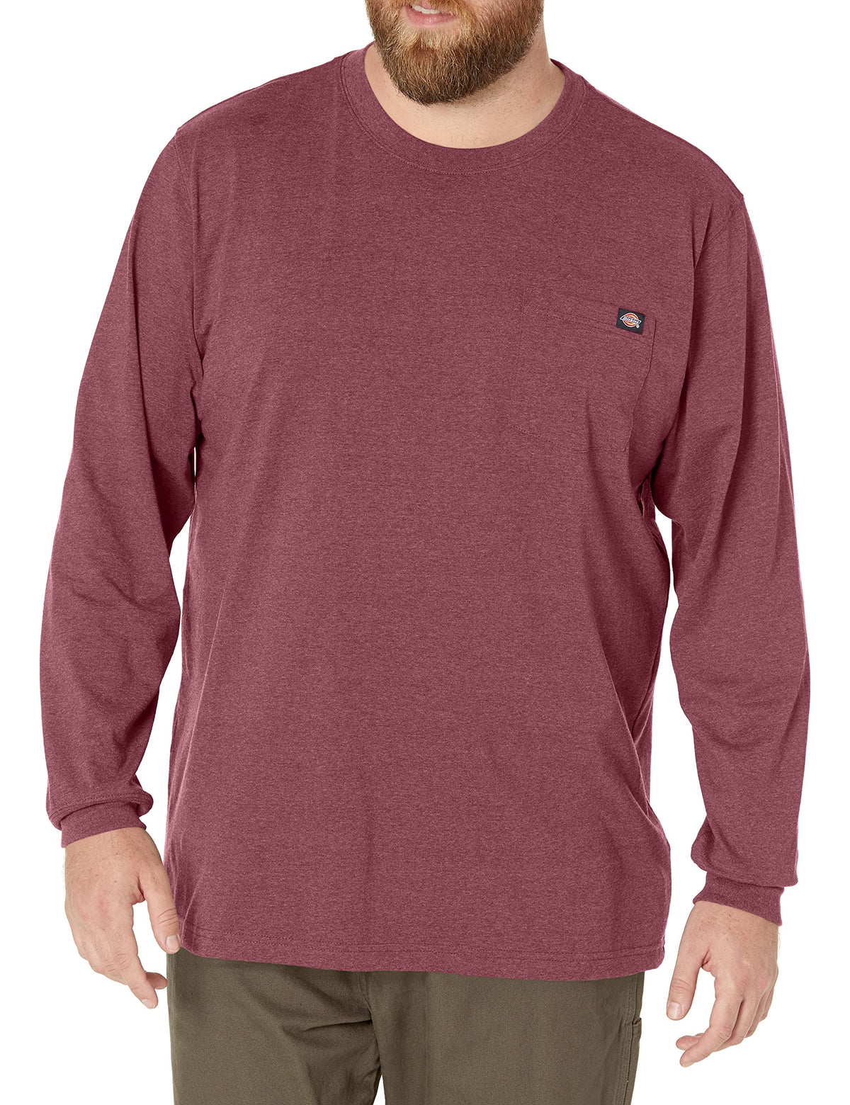 Dickies Mens Long Sleeve Heavyweight Crew Neck
