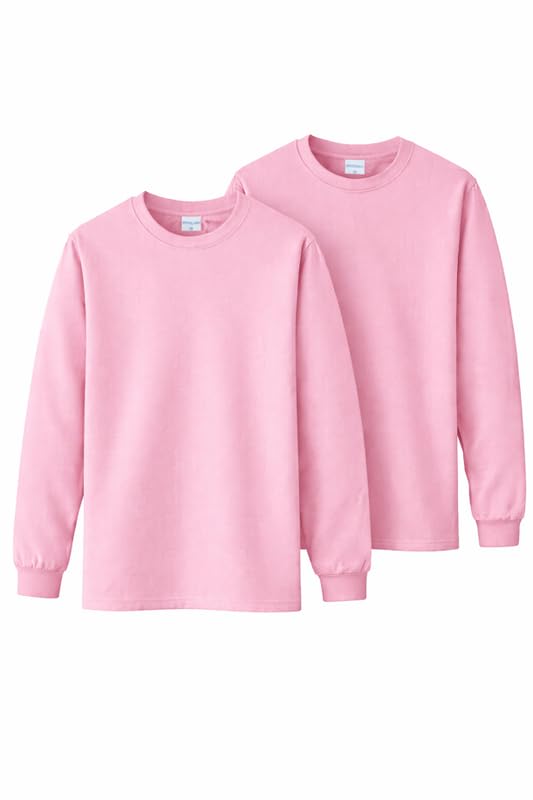 Gildan Adult Heavy Cotton Long Sleeve T-Shirt, Style G5400, 2-Pack