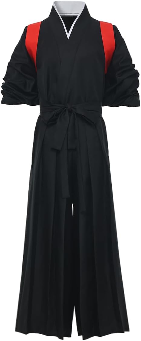 Japanese Samurai Hakama Uniform Traditional Aikido Kendo Martial Arts Anime Costume