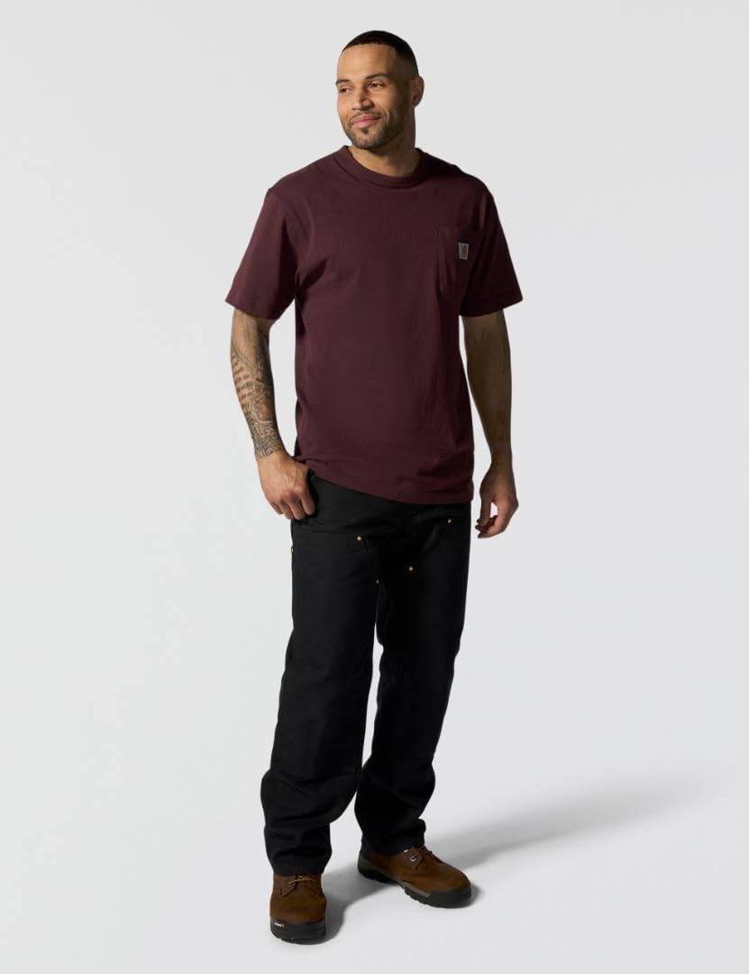 Carhartt Men's Iconic B01 Firm Duck Double-Front Dungaree