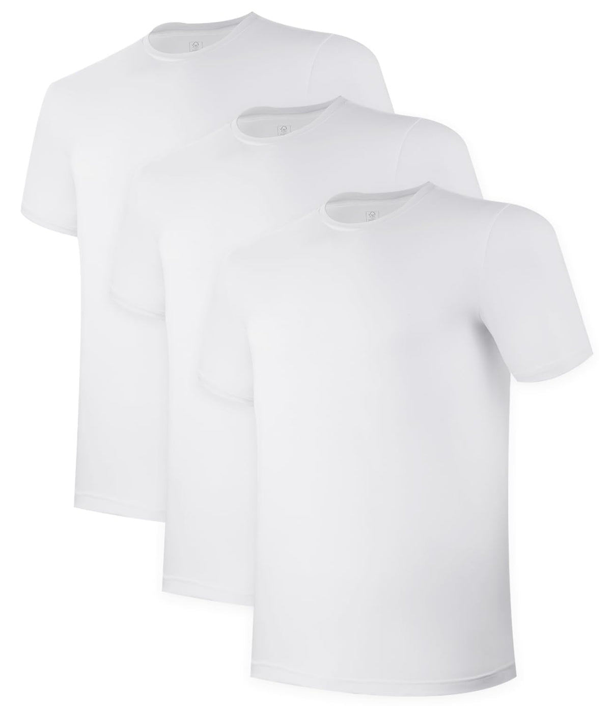 BAMBOO COOL Mens Undershirts Pack, Soft T Shirts for Men, Moisture Wicking