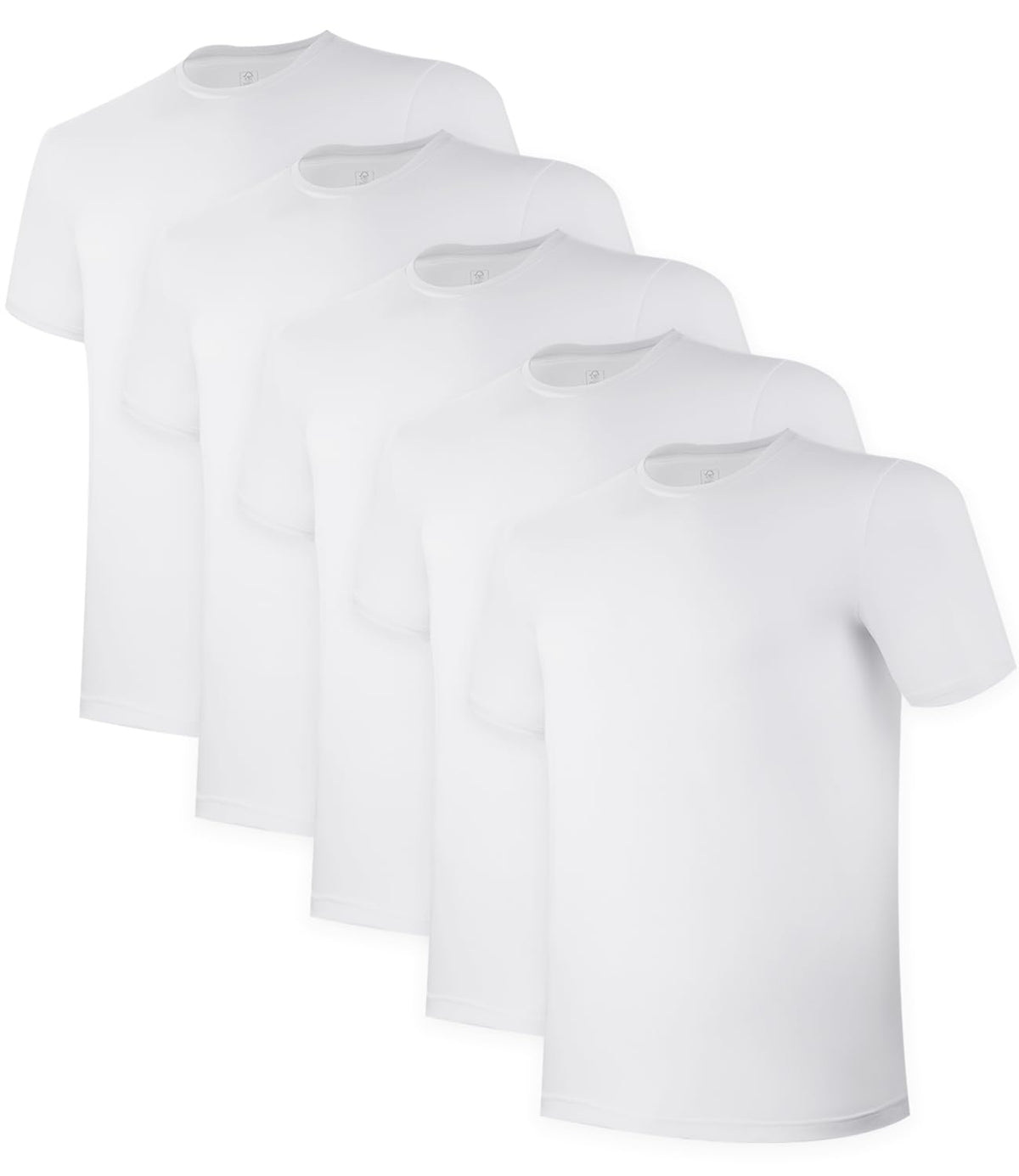 BAMBOO COOL Mens Undershirts Pack, Soft T Shirts for Men, Moisture Wicking