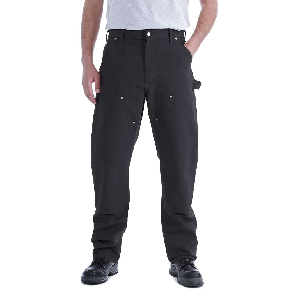 Carhartt Men's Iconic B01 Firm Duck Double-Front Dungaree