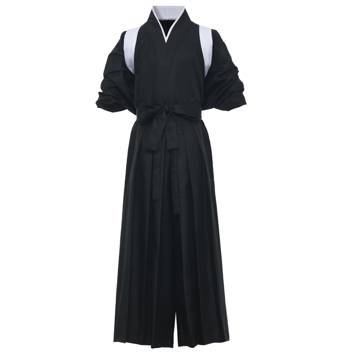Japanese Samurai Hakama Uniform Traditional Aikido Kendo Martial Arts Anime Costume