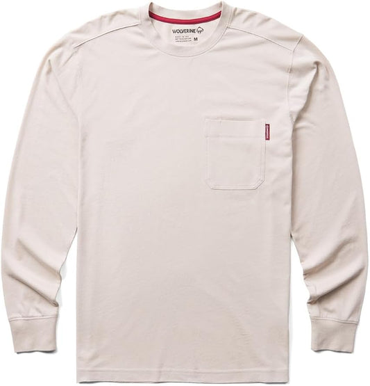 Wolverine Men's Classic Long Sleeve Pocket Tee