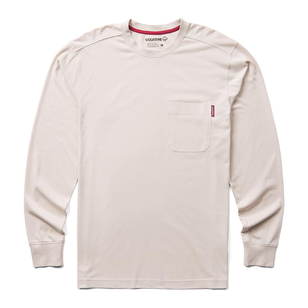 Wolverine Men's Classic Long Sleeve Pocket Tee