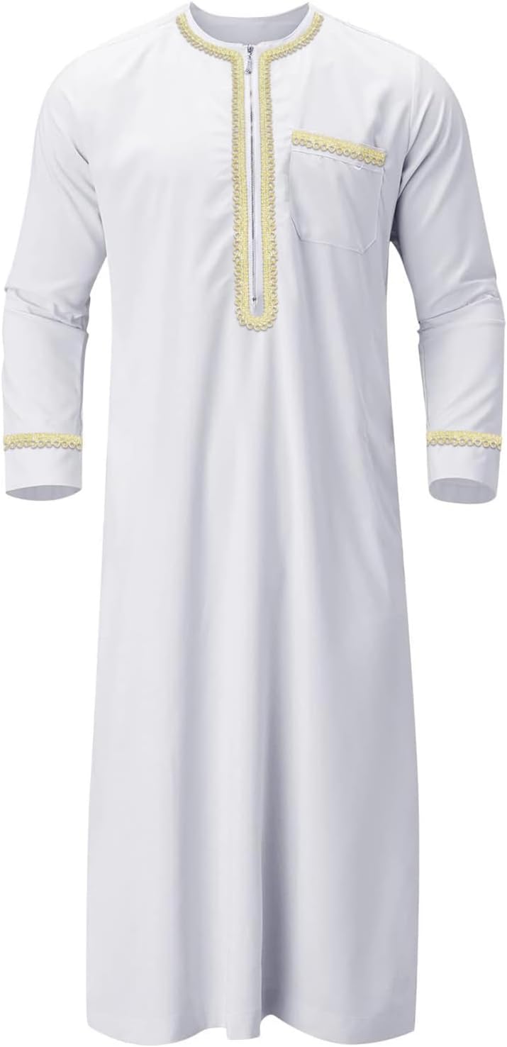 Muslim Clothes For Men Islamic Clothing Umrah Arabic Thobe Kaftan