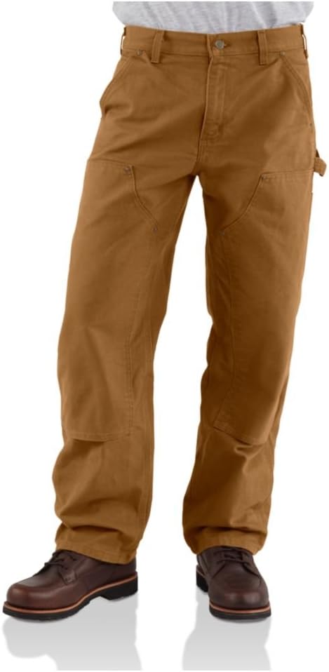 Carhartt Men's Loose Straight Washed Duck Double-Front Dungaree