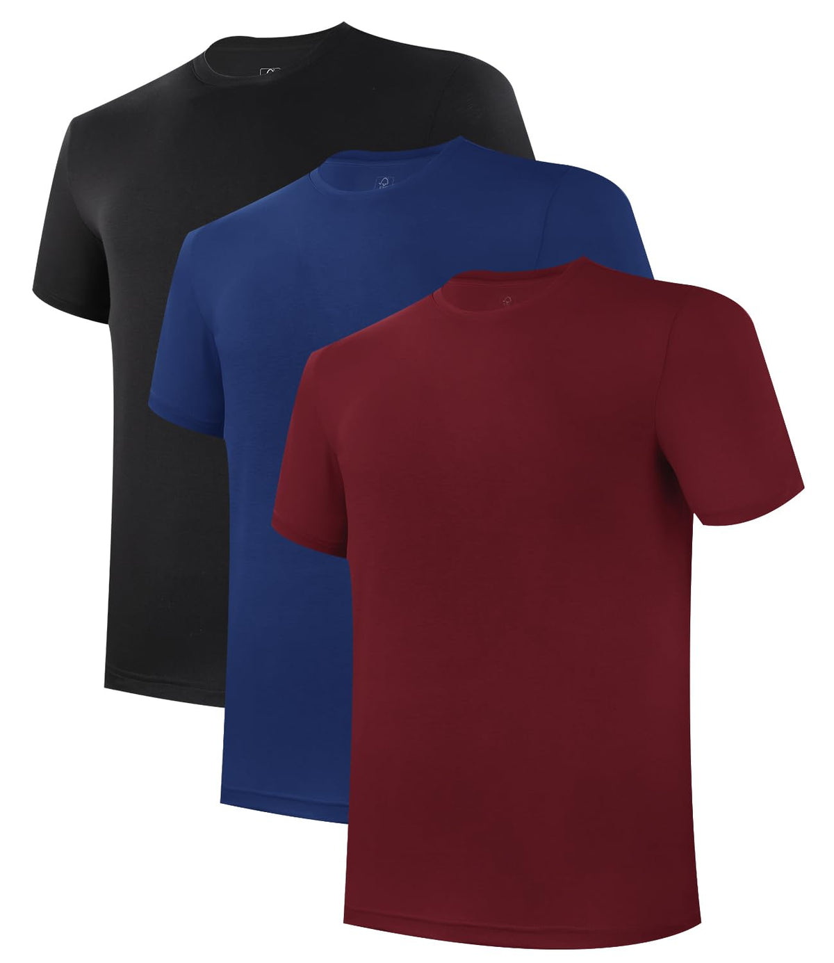 BAMBOO COOL Mens Undershirts Pack, Soft T Shirts for Men, Moisture Wicking