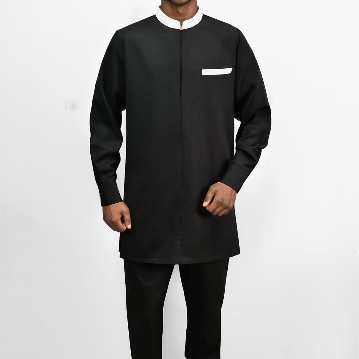 African Suit for Men 2 Piece Set Dashiki Shirt & Pants Outfits