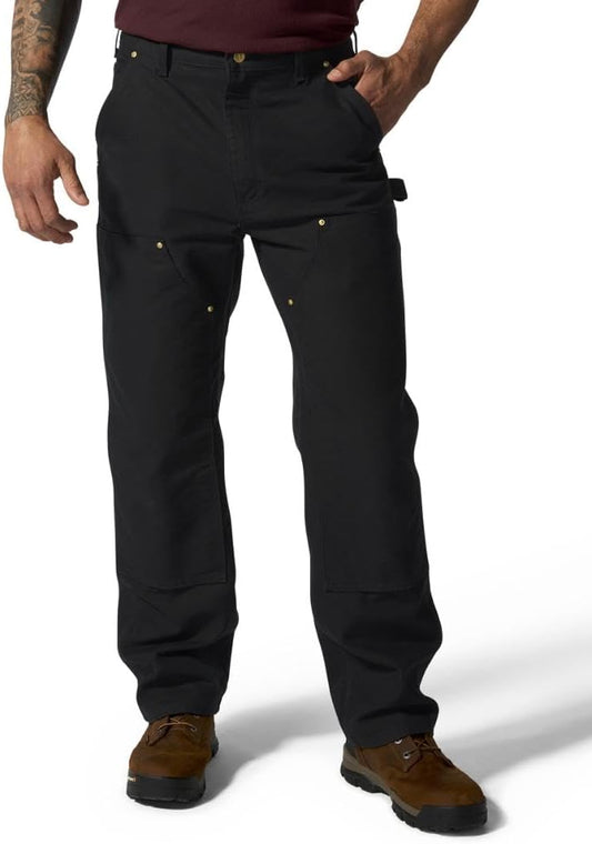 Carhartt Men's Iconic B01 Firm Duck Double-Front Dungaree