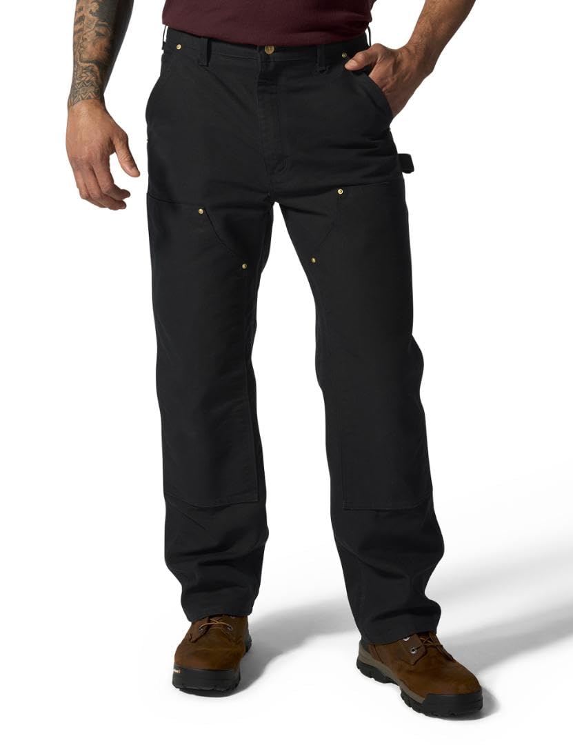 Carhartt Men's Iconic B01 Firm Duck Double-Front Dungaree