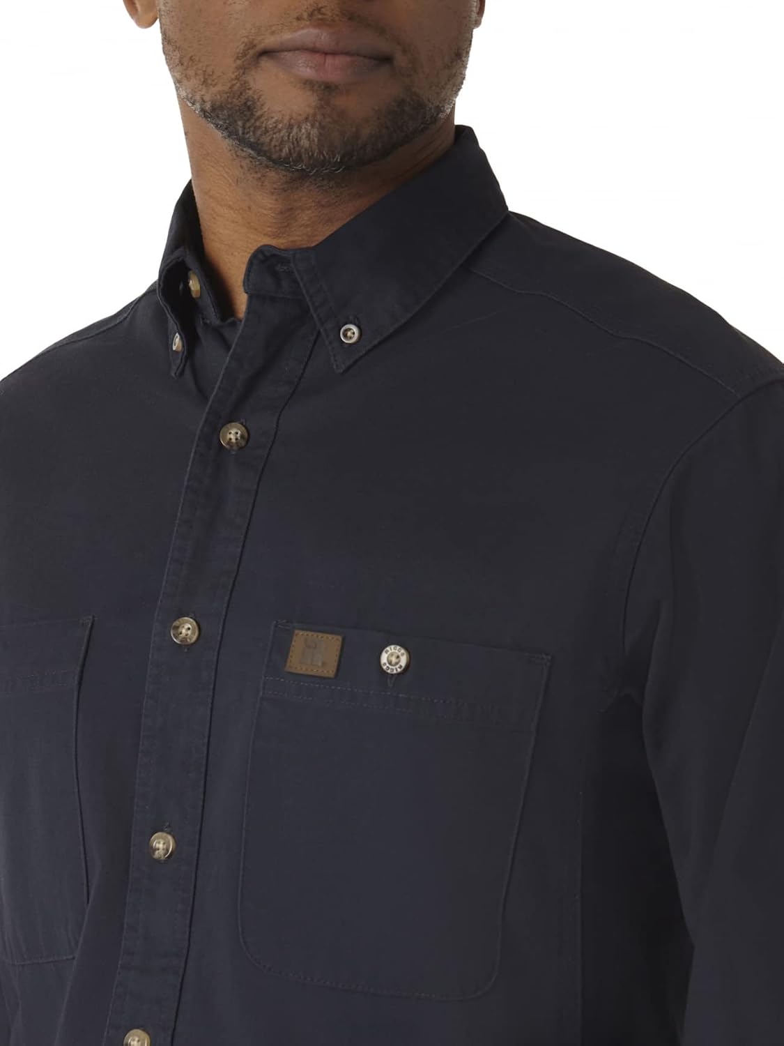 Wrangler Riggs Workwear Men's Logger Twill Long Sleeve Work Shirt