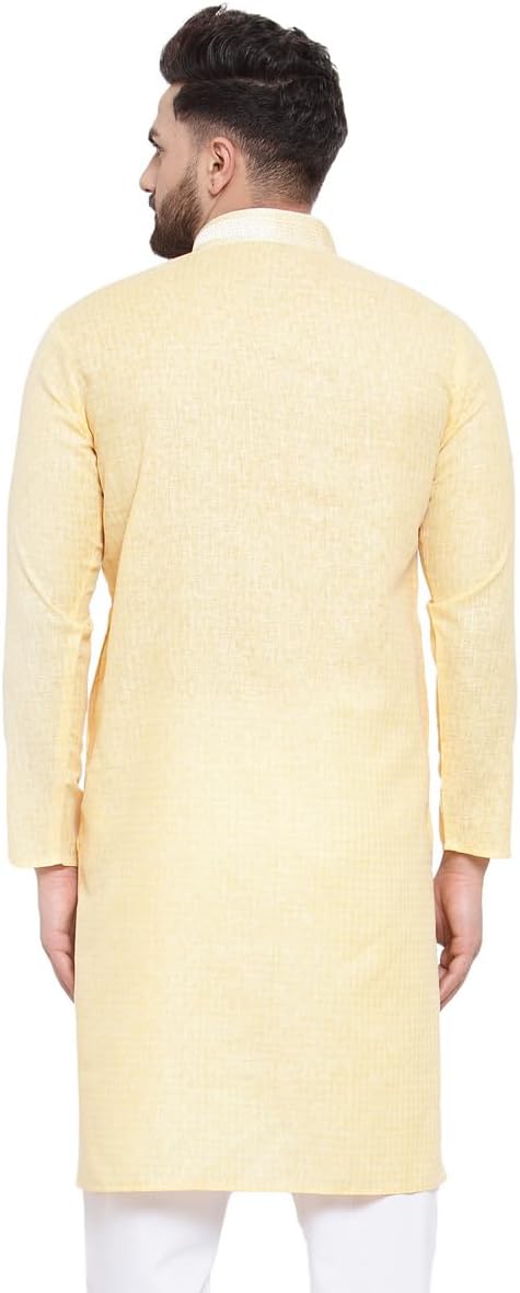 Maple Clothing Kurta Pajama Printed Cotton Indian Apparel for Men Bollywood Outfit