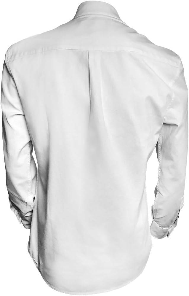 The Celtic Ranch Collarless Shirt for Men, Irish Grandfather Cotton-Linen