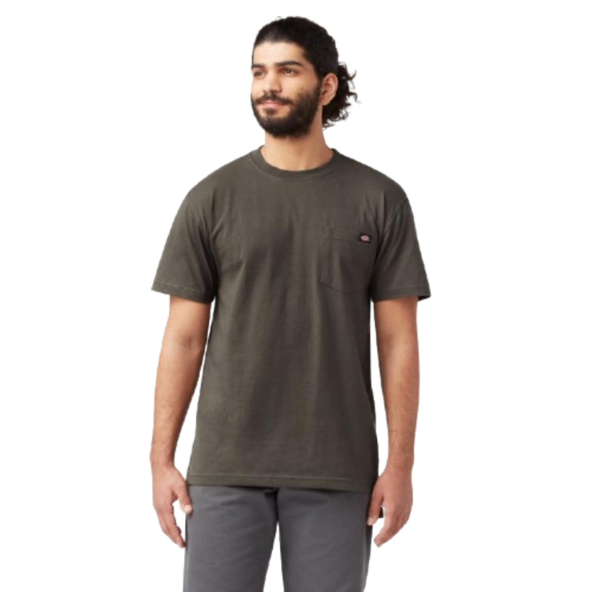 Dickies Men's Heavyweight Heathered Short Sleeve Pocket T-Shirt