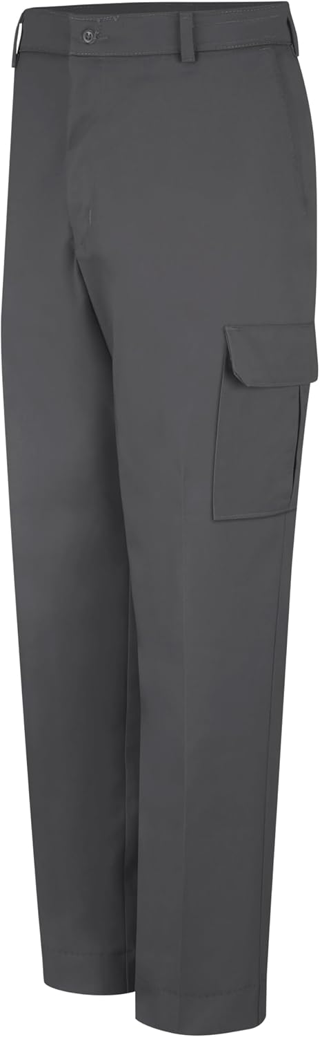 Red Kap Men's Industrial Cargo Pant - Breathable Work Pants, Wrinkle Resistant Design Fights Fading & Stains