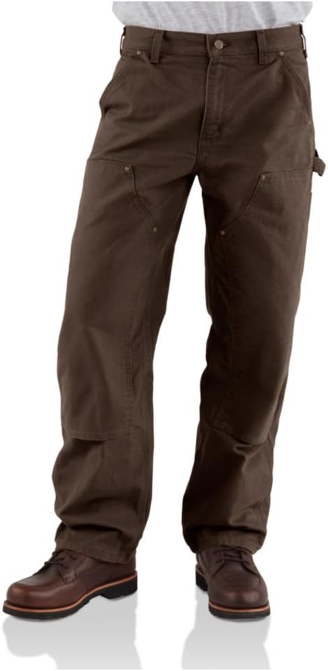 Carhartt Men's Loose Straight Washed Duck Double-Front Dungaree