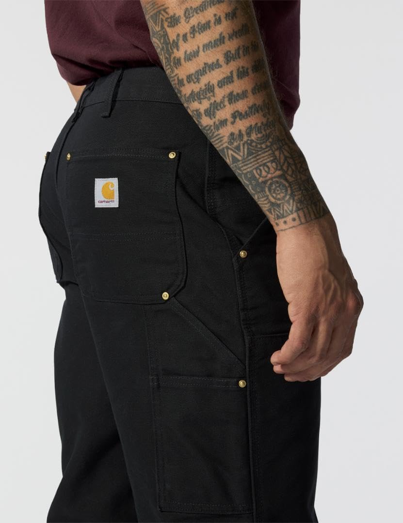 Carhartt Men's Iconic B01 Firm Duck Double-Front Dungaree