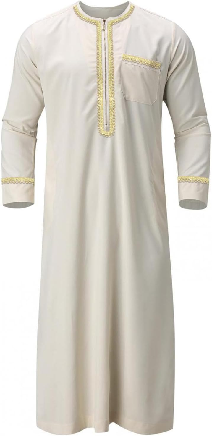 Muslim Clothes For Men Islamic Clothing Umrah Arabic Thobe Kaftan