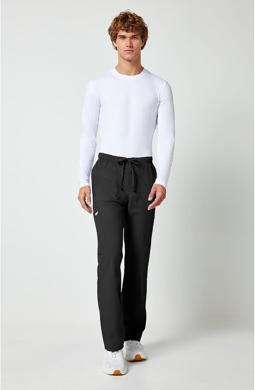 Cherokee WW Professionals Scrubs for Men Tapered Leg Cargo Scrub Pants