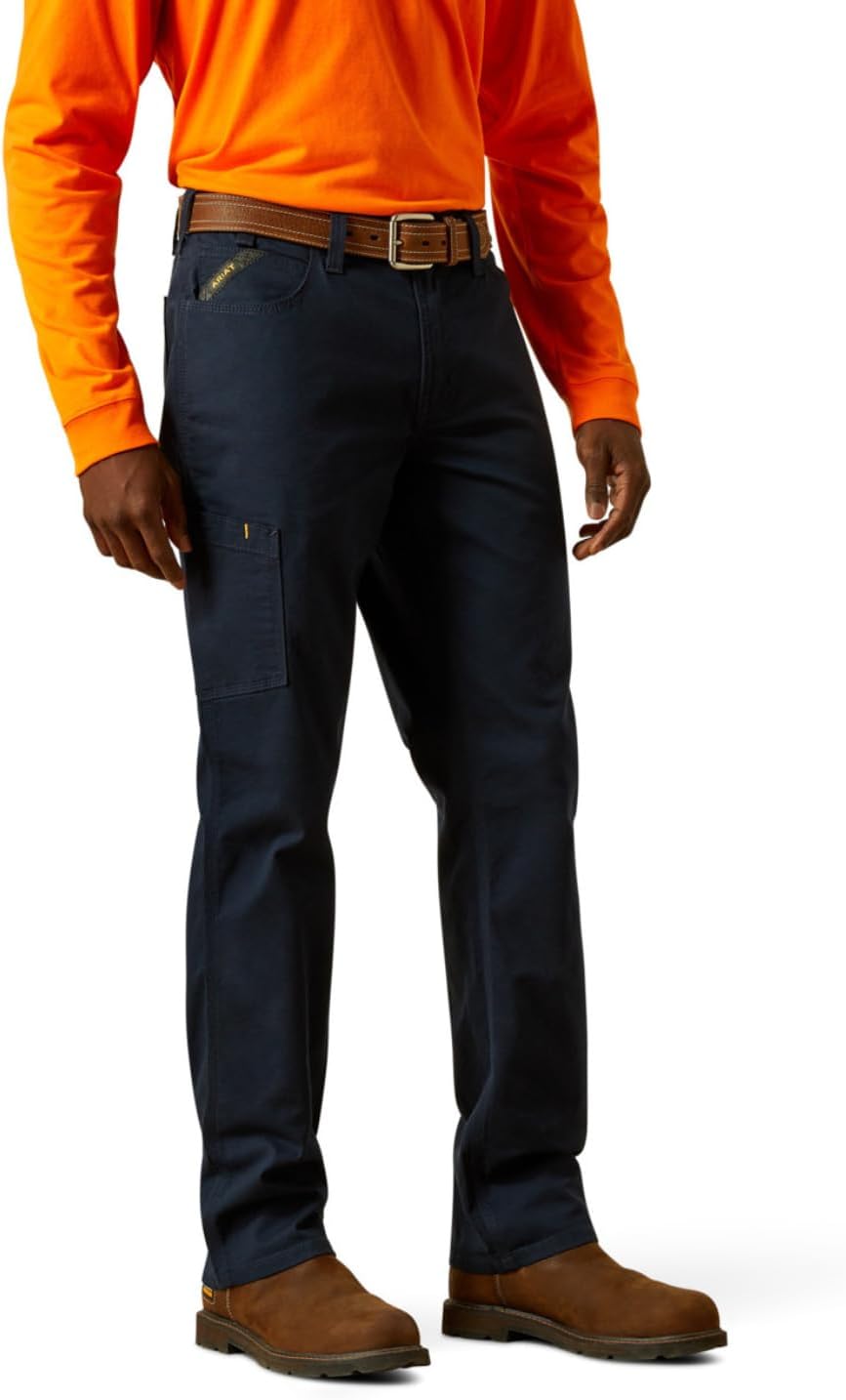 ARIAT Work Men's Rebar M4 Low Rise DuraStretch Made Tough Stackable Straight Leg Pants