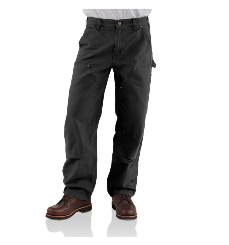 Carhartt Men's Loose Straight Washed Duck Double-Front Dungaree