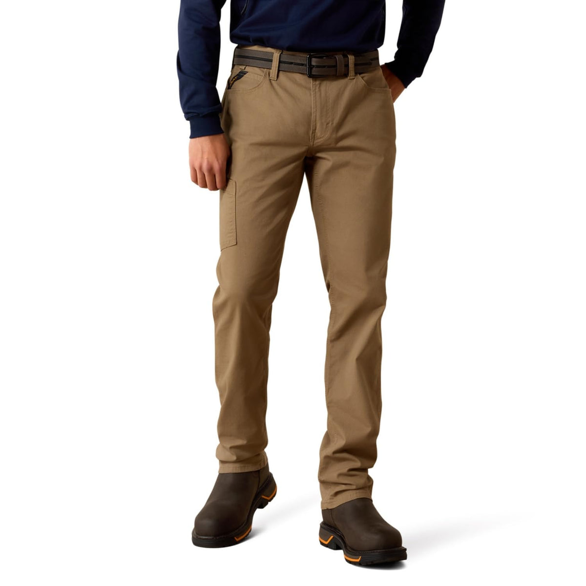 ARIAT Work Men's Rebar M4 Low Rise DuraStretch Made Tough Stackable Straight Leg Pants
