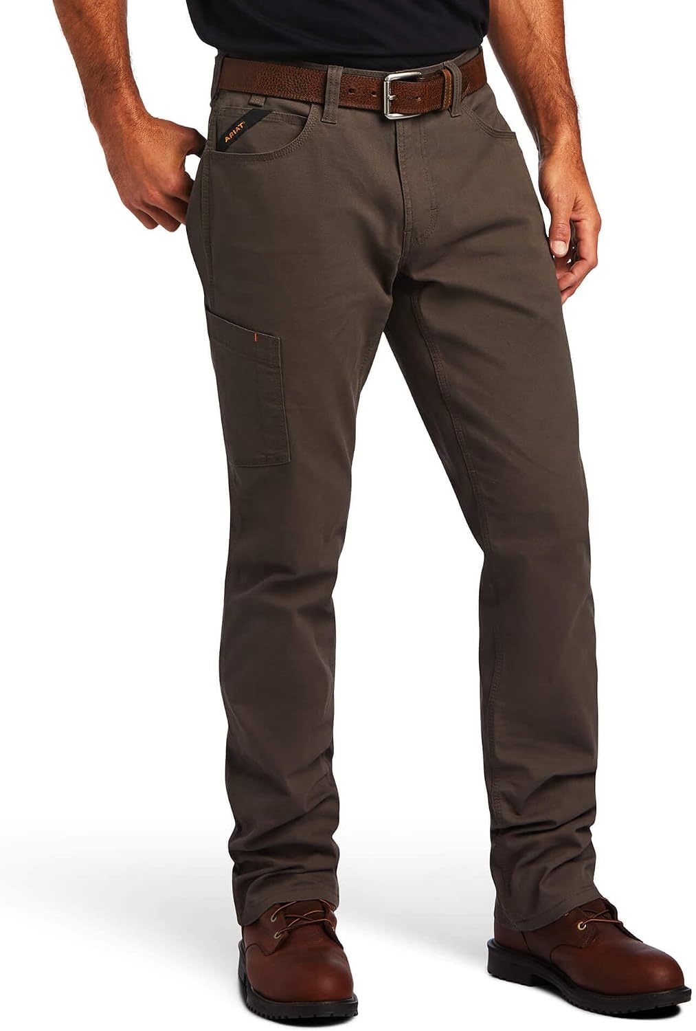 ARIAT Work Men's Rebar M4 Low Rise DuraStretch Made Tough Stackable Straight Leg Pants