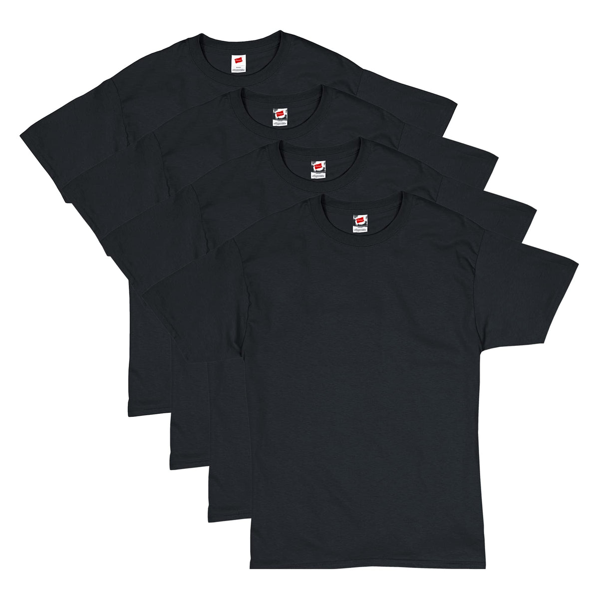 Hanes Men's T-Shirt Pack - 4 or 6 Pack - Essential-T Crewneck Cotton T-Shirts - Everyday Men's Clothing - Big & Tall