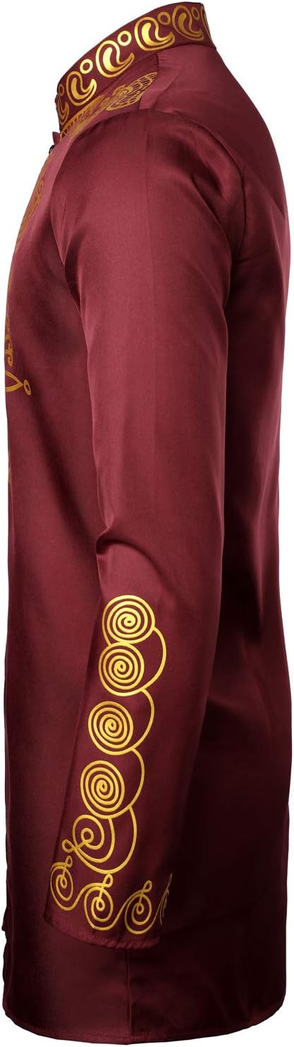LucMatton Men's African Attire 2 Piece Dashiki Outfit