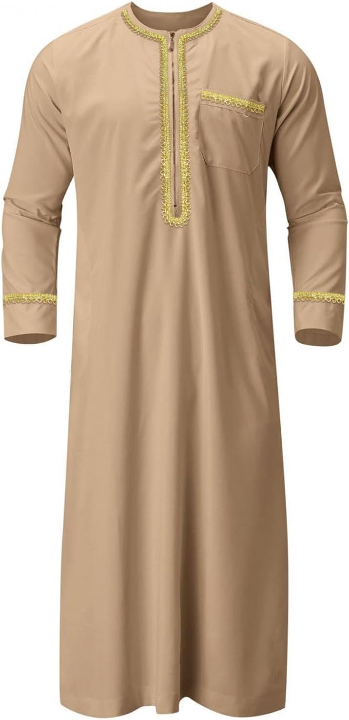 Muslim Clothes For Men Islamic Clothing Umrah Arabic Thobe Kaftan