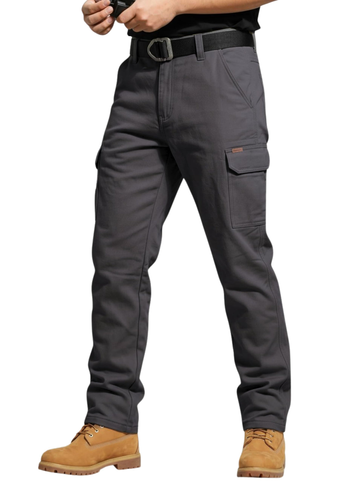 STANLEY Fleece Lined Work Pants for Men with Cargo Pockets, Winter Workwear