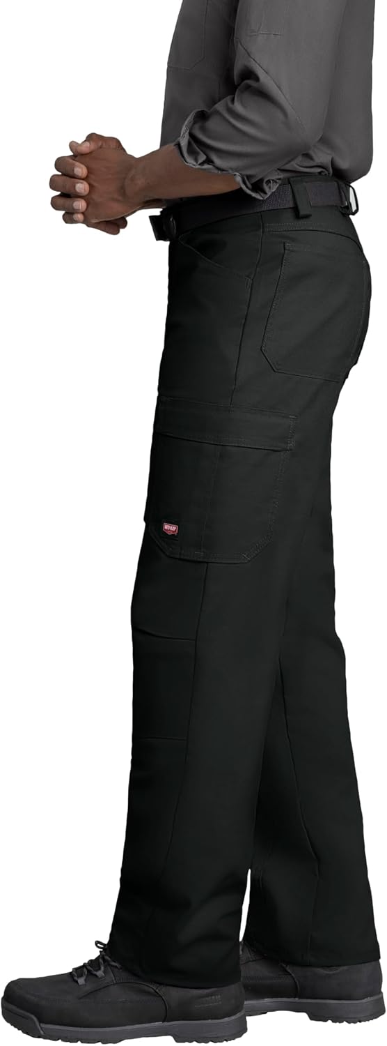 Red Kap Men's Performance Shop Pant - Double Knee Work Pants, Regular Fit, Concealed Zippers for Scratch Protection