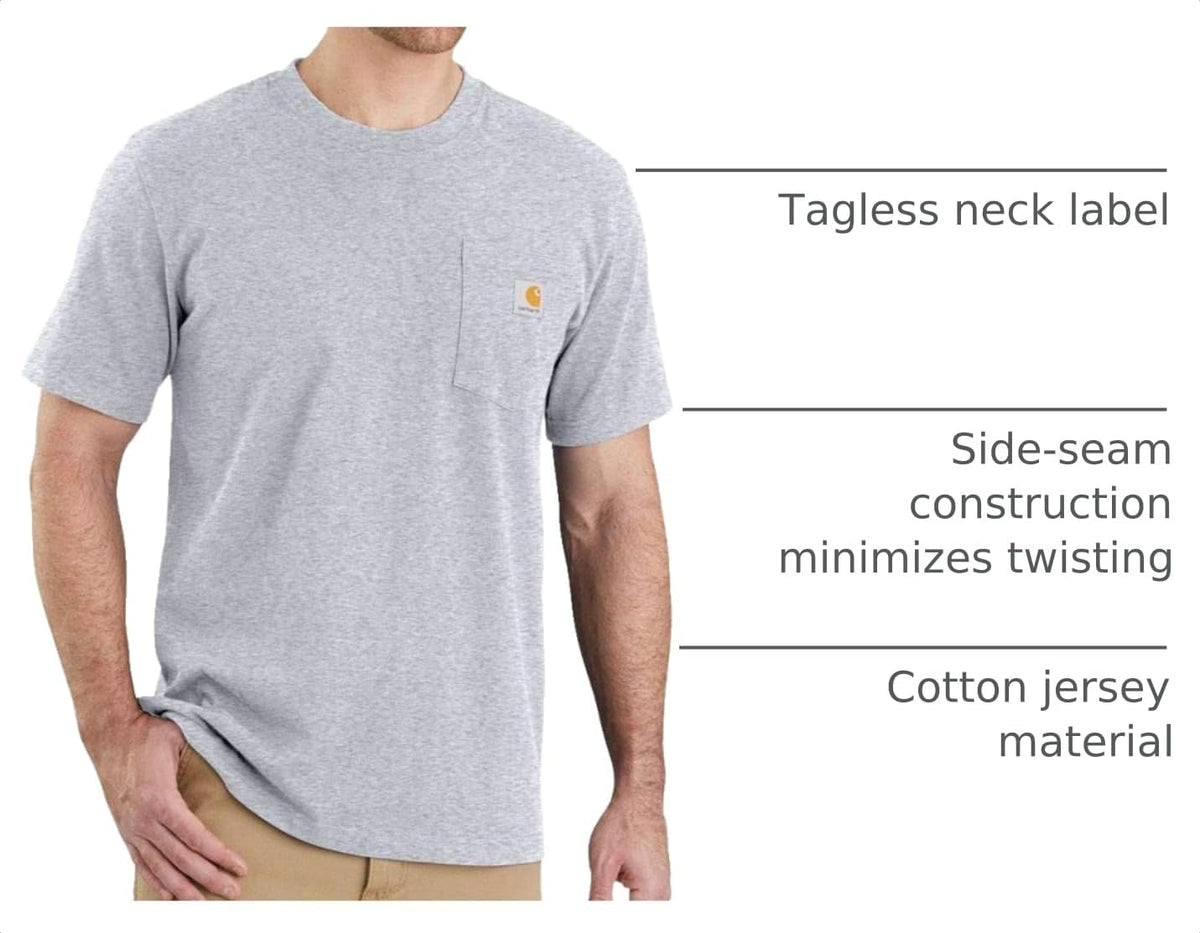 Carhartt Men's 103296 Relaxed Fit Workwear Pocket T-Shirt