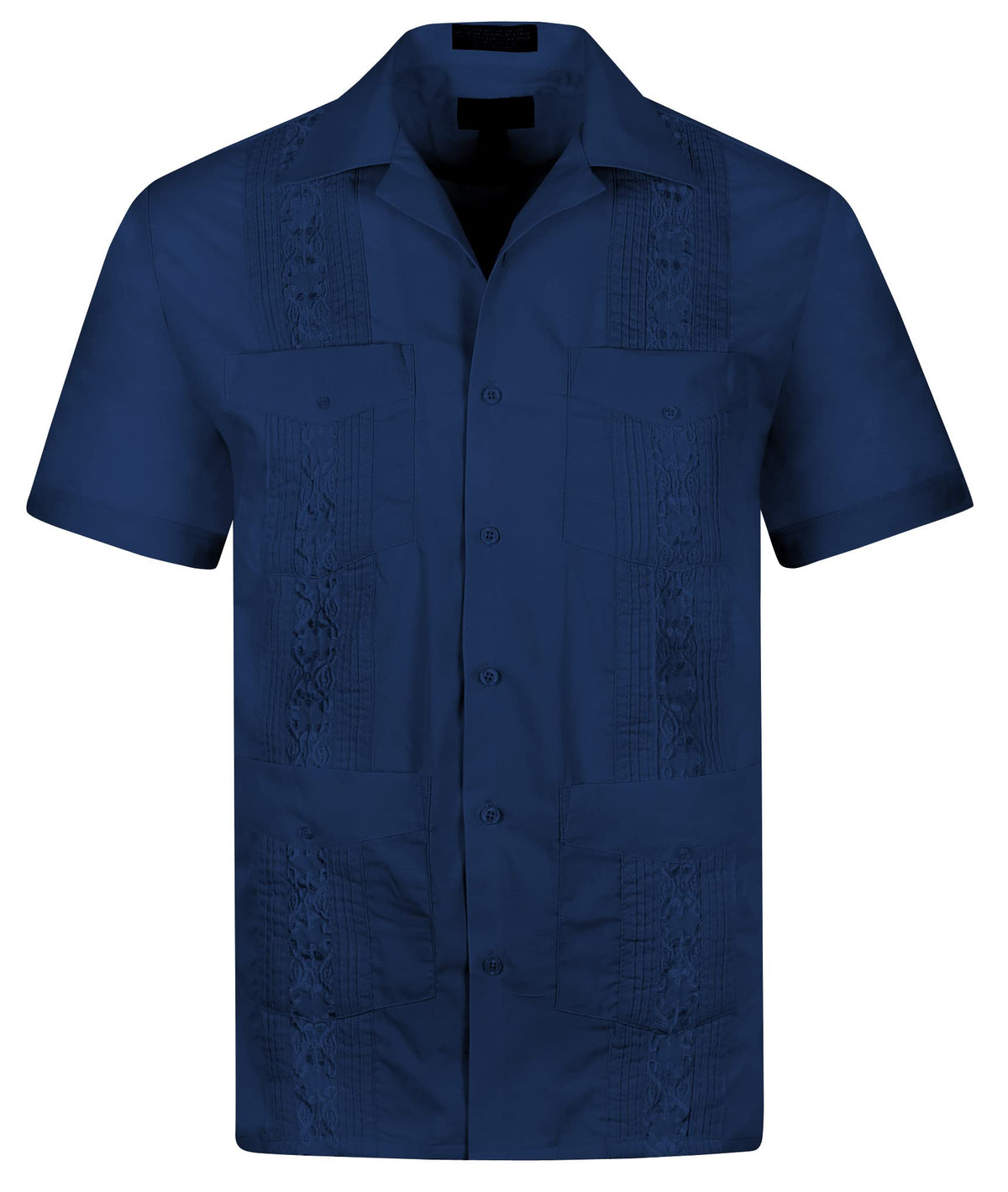 Cuban Guayabera Short Sleeve Shirt, Wedding Cigar Beach Bartender Casual