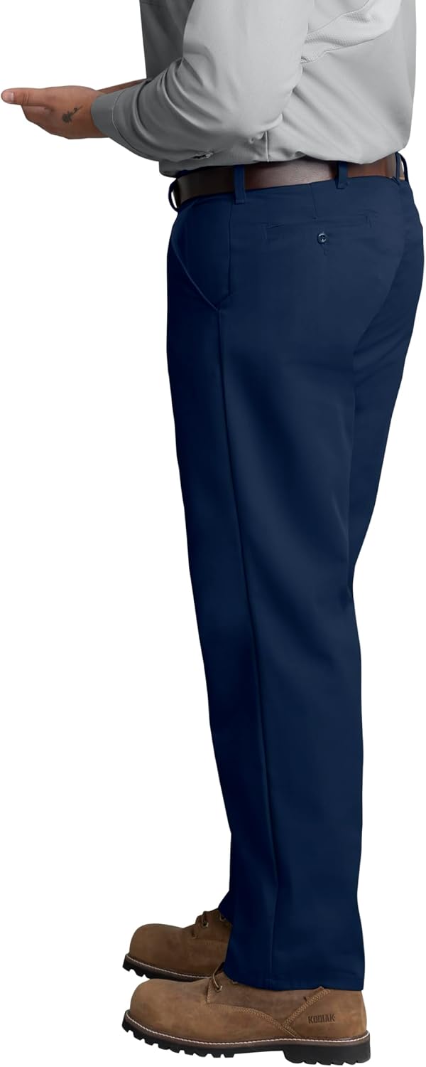 Red Kap Men's Stain Resistant, Flat Front Work Pants