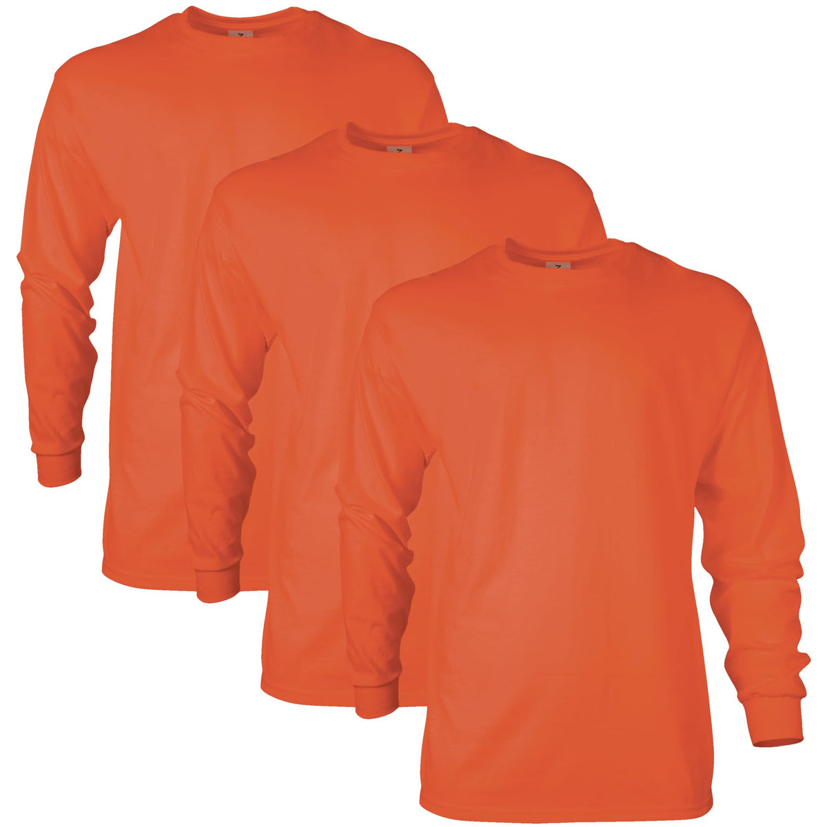 Gildan Adult Ultra Cotton Long Sleeve T-Shirt, Style G2400, Multipack