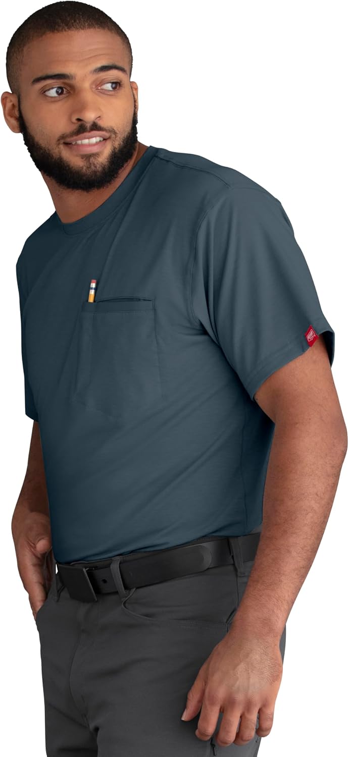 Red Kap Men's Cooling Short Sleeve Pocket Tee