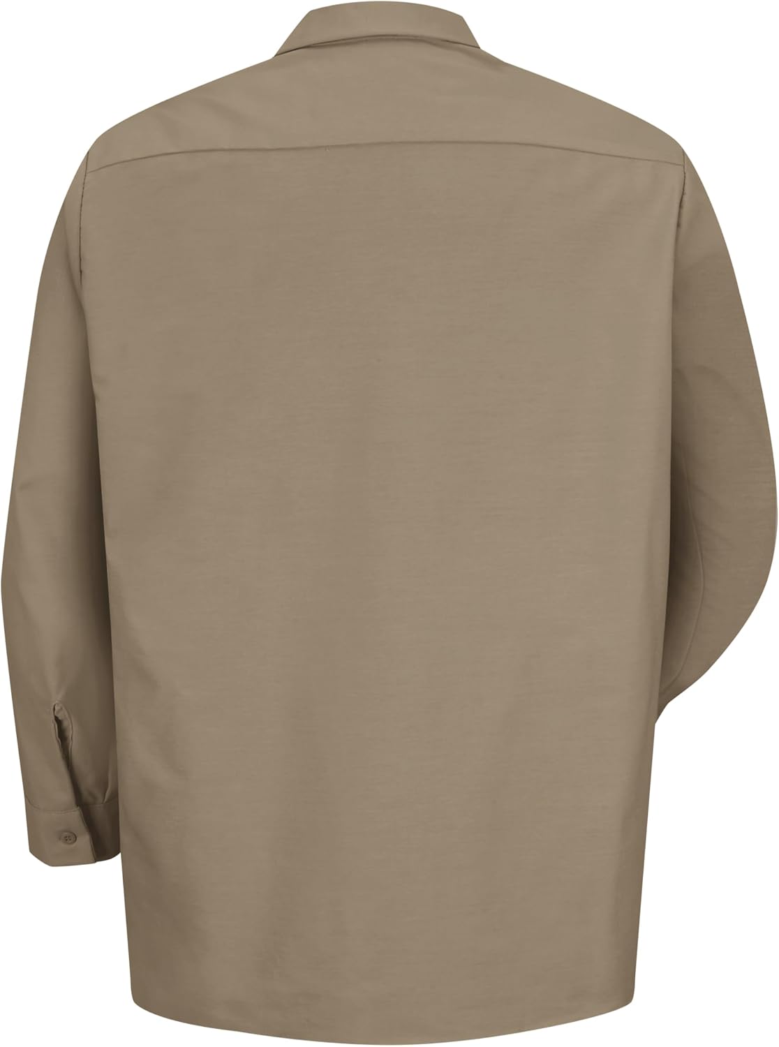 Red Kap Men's Long Sleeve Industrial Work Shirt | Moisture Wicking Button Up, Wrinkle Resistance Fights Fading & Stains